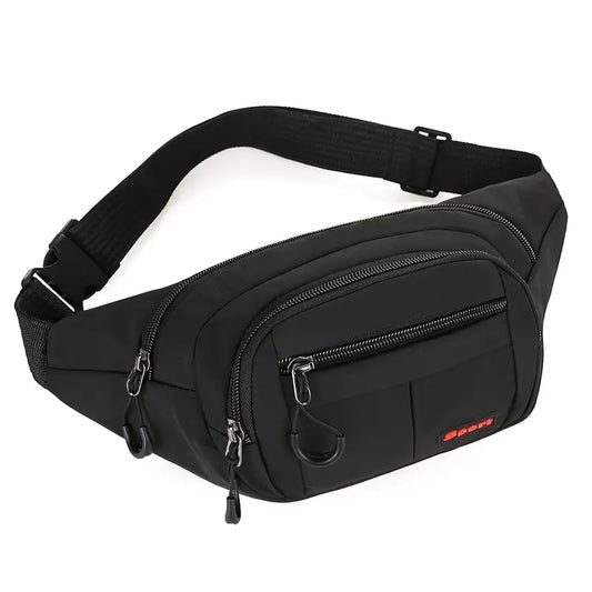 A New Men'S Multifunctional Waist Bag