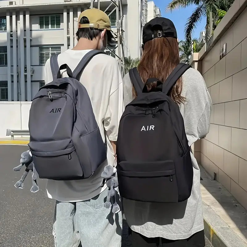 Casual Student School Bag, Large Capacity Simple Travel Backpack
