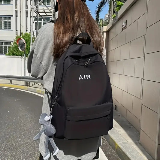 Casual Student School Bag, Large Capacity Simple Travel Backpack